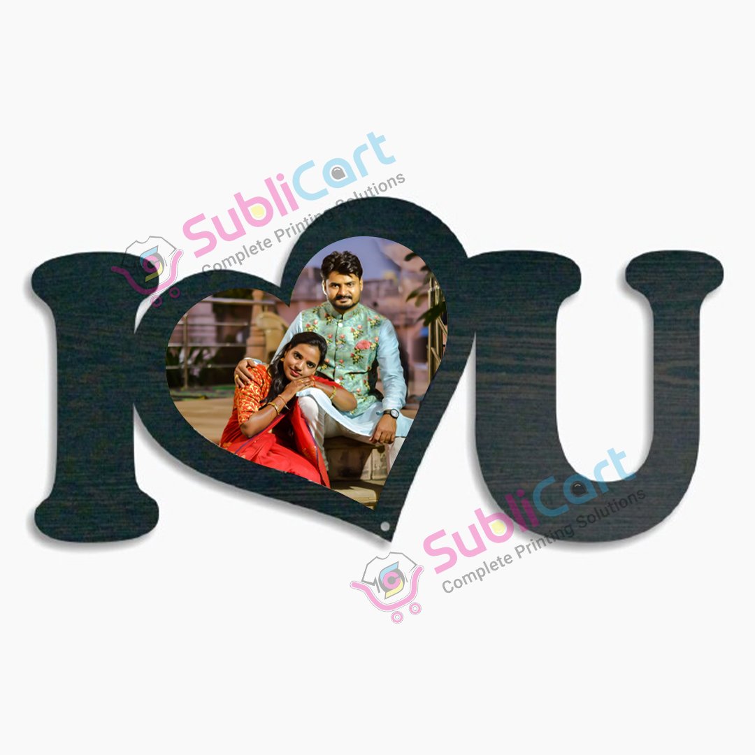 I-love-U-Mdf-Photo-Frame I Love U MDF Photo Frame
