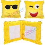 Sublimation Square Emoji Cushion