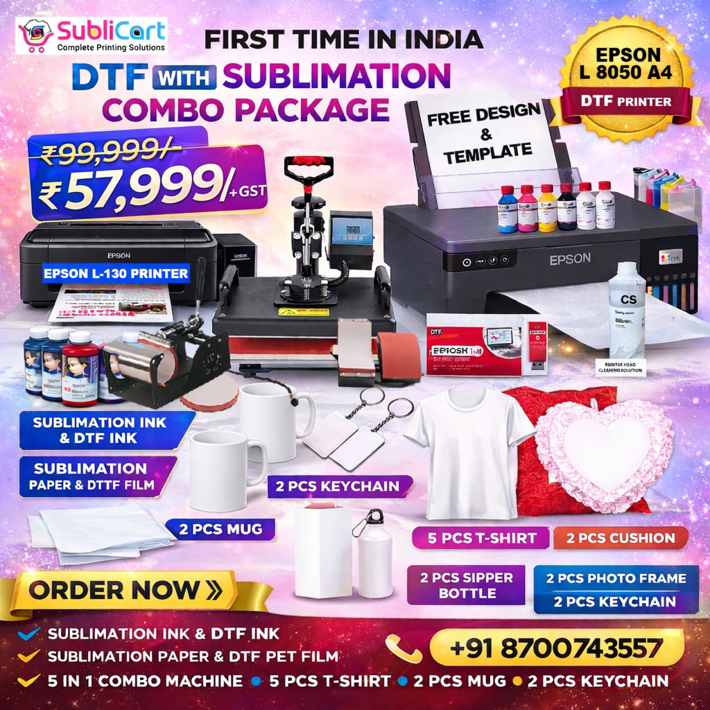DTF Printer with Sublimation Combo Offer