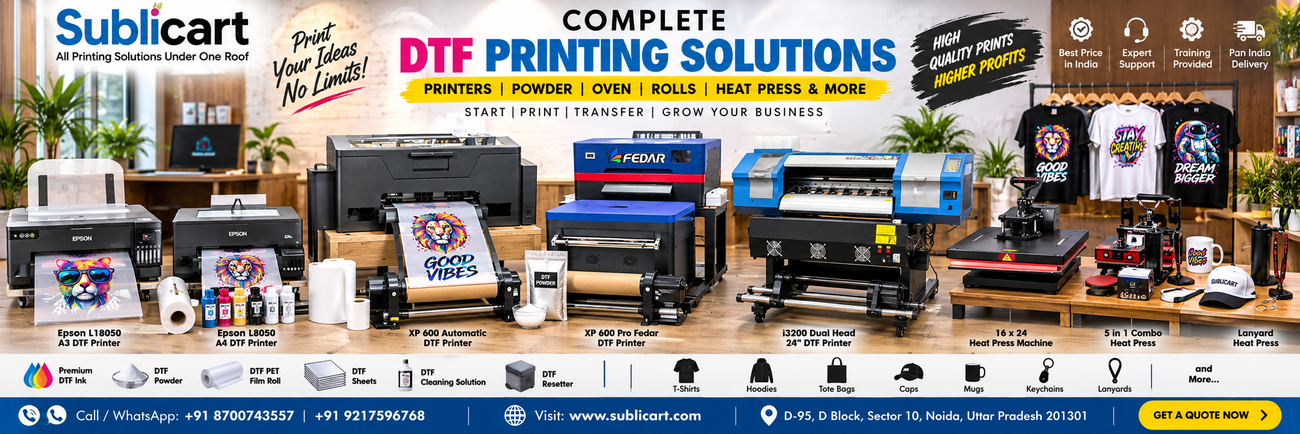 A3 DTF Printer for high-quality T-shirt printing in India